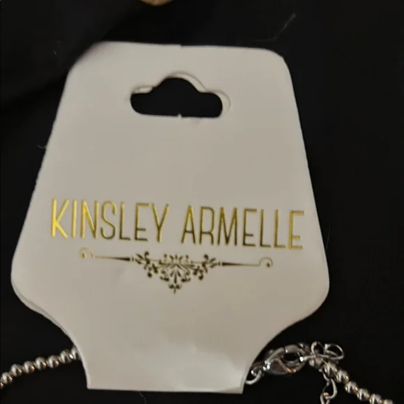 Kinsley Armelle Silver Crystal Necklace - Picture 2 of 8